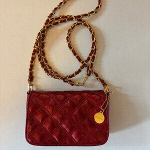 Big Buddha Fanton Quilted Crossbody Bag